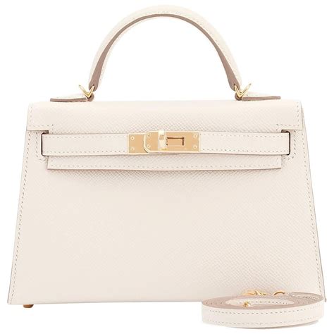 hermes kelly mini white